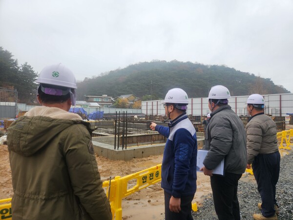 충남도 건설본부, 동절기 대비 건설 현장 품질·안전점검 실시